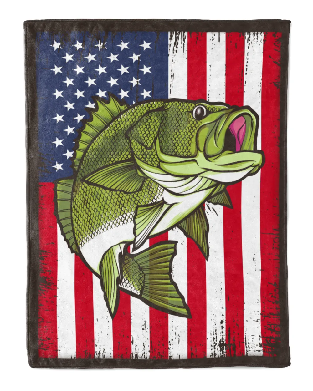 Bass Fishing US Vintage Flag