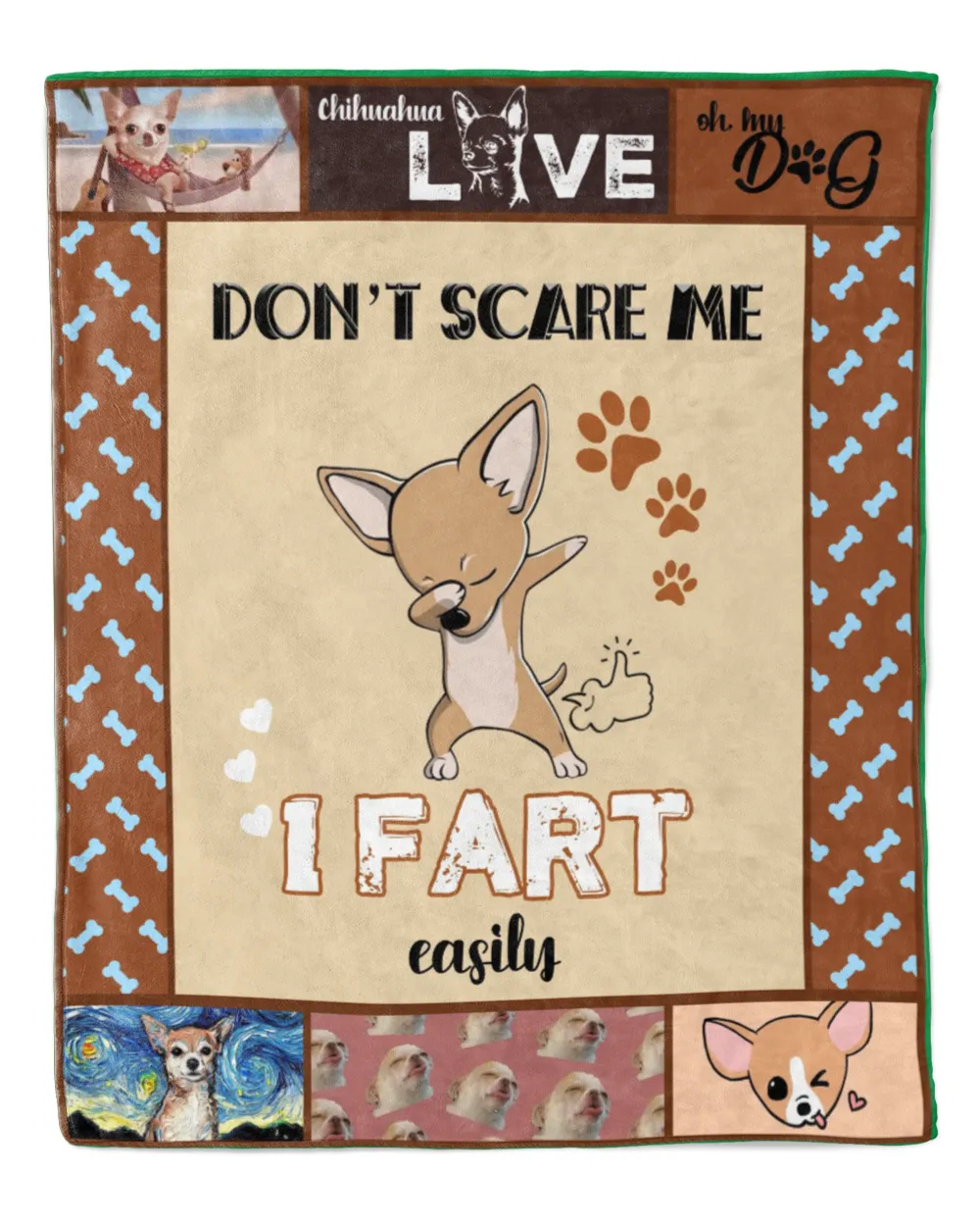 Chihuahua  Blanket - Quilt