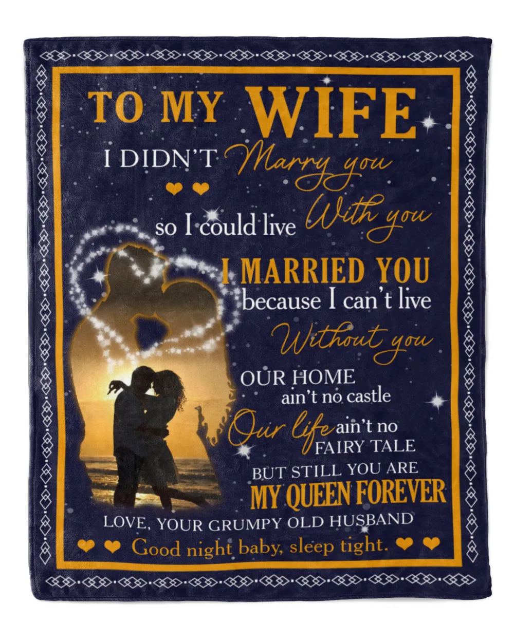 To My Wife Blanket, Perfect Gift For Your Wife, Valentine Gift