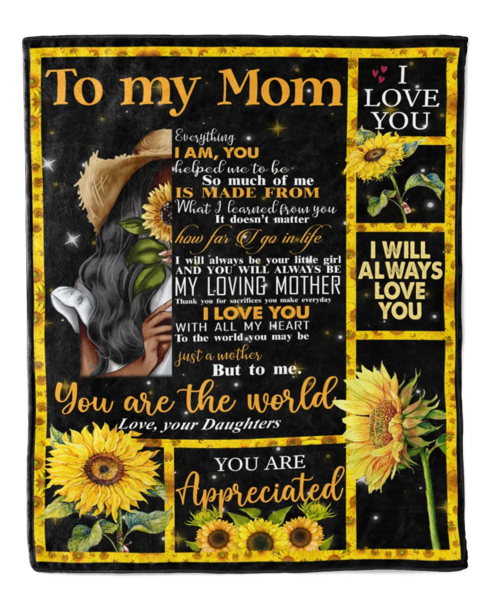 To My Mom Blanket - Mother's Day Gift