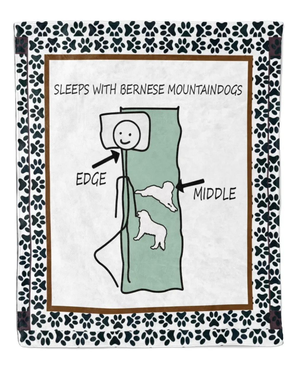 Bernese Mountain  Blanket - Quilt