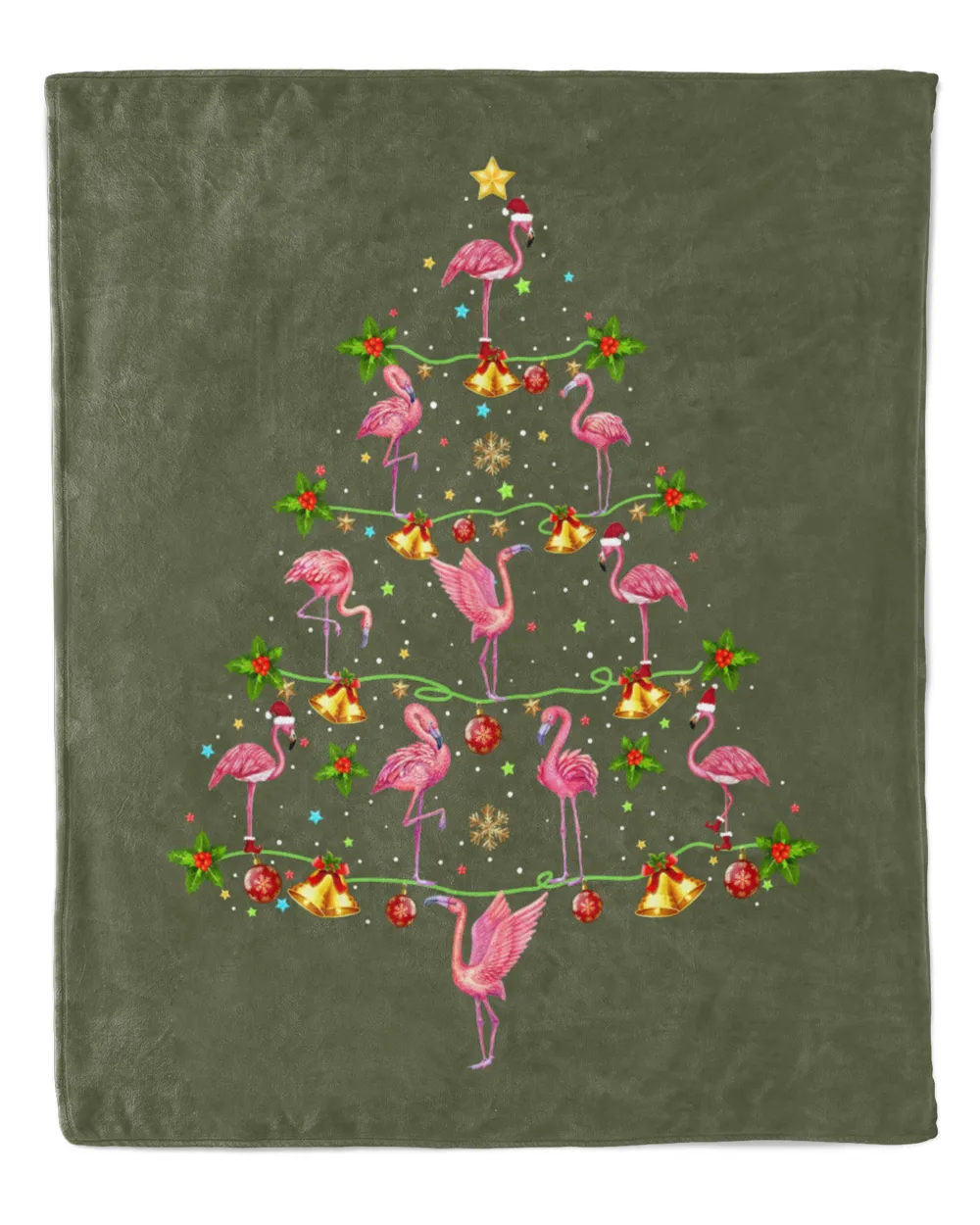 Flamingo Christmas Tree