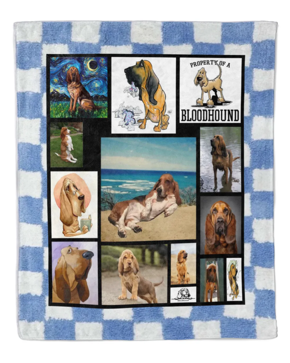 Bloodhound  Blanket - Quilt