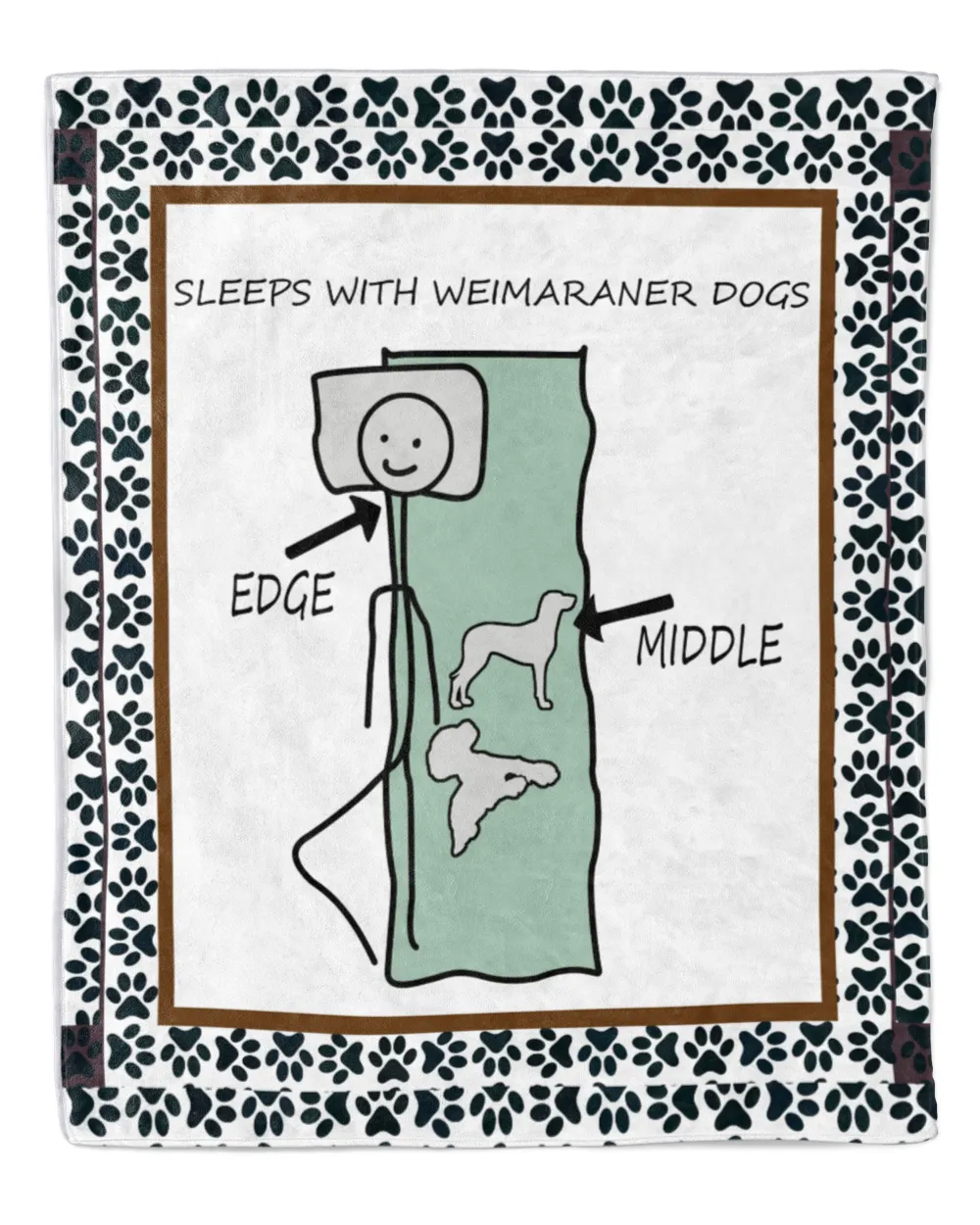 Weimaraner  Blanket - Quilt