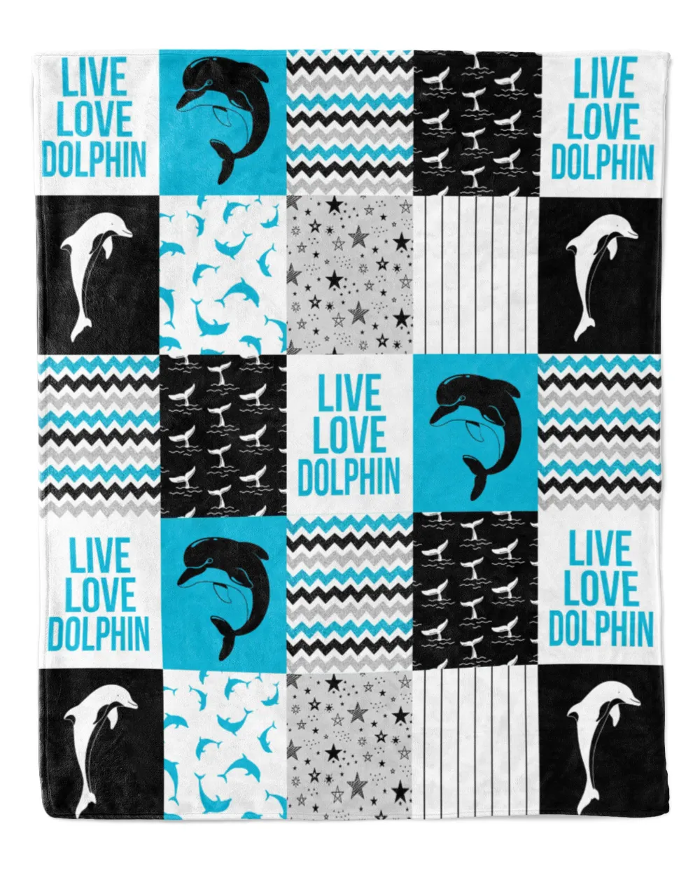 Dolphin shape pattern
