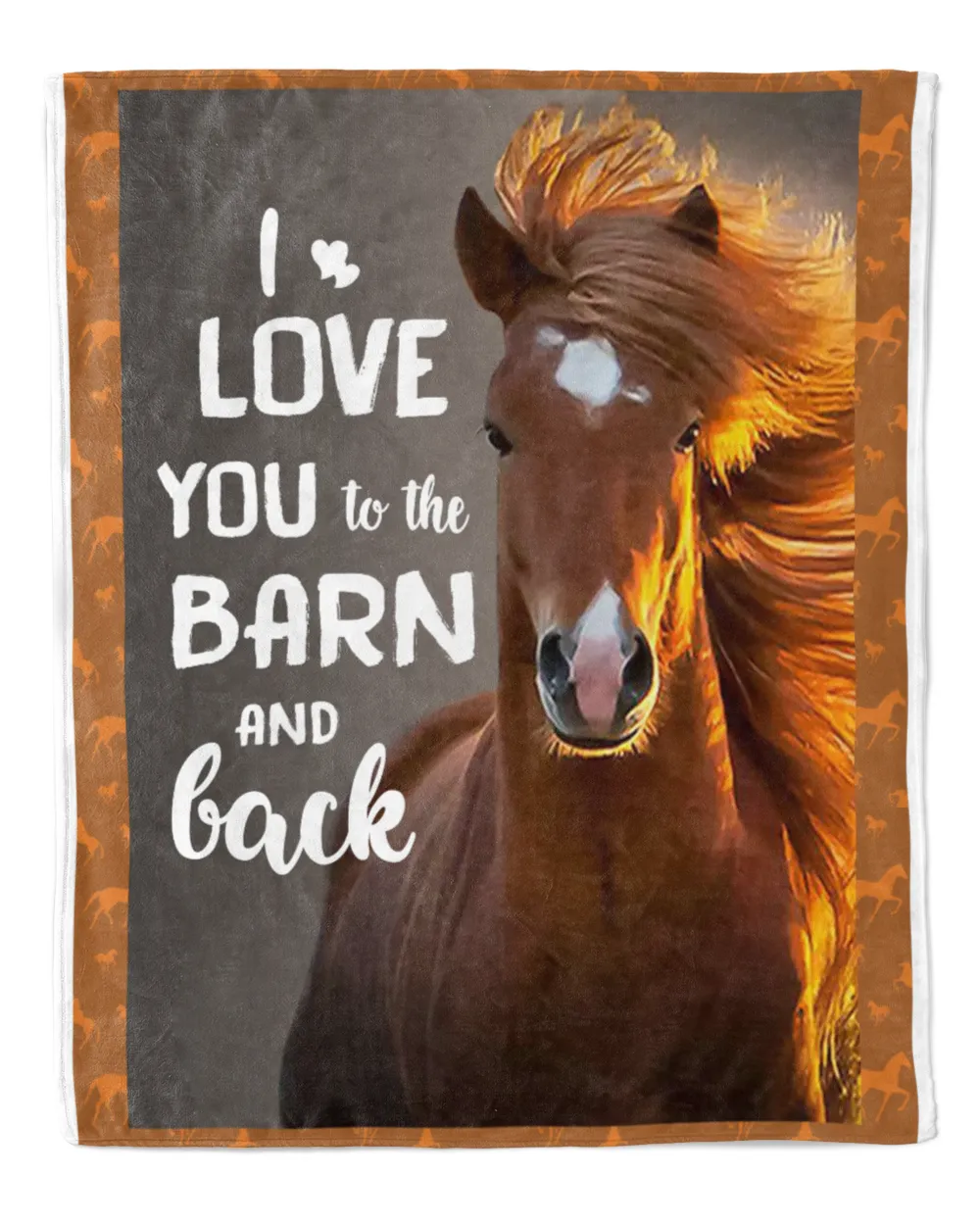 [Horses]HORSE - I LOVE YOU TO THE BARN AND BACKart