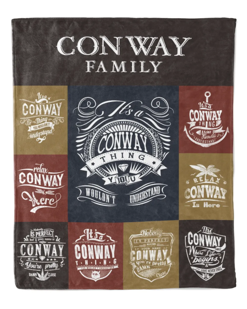 CONWAY BLANKET F1 Cozy Plush Fleece Blanket white 30x40in
