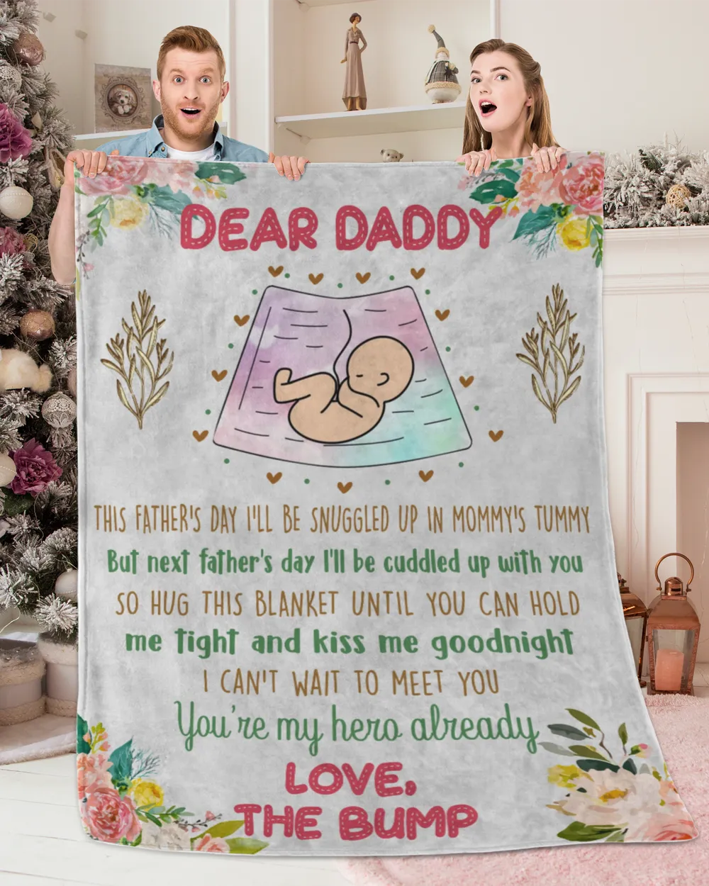 Dear Daddy You're My Hero Already Blanket 2