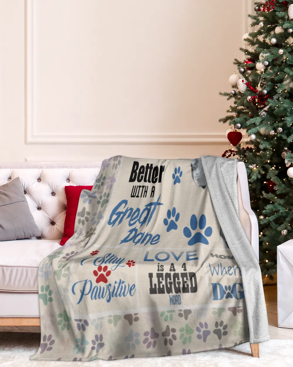 Great Dane  Blanket - Quilt