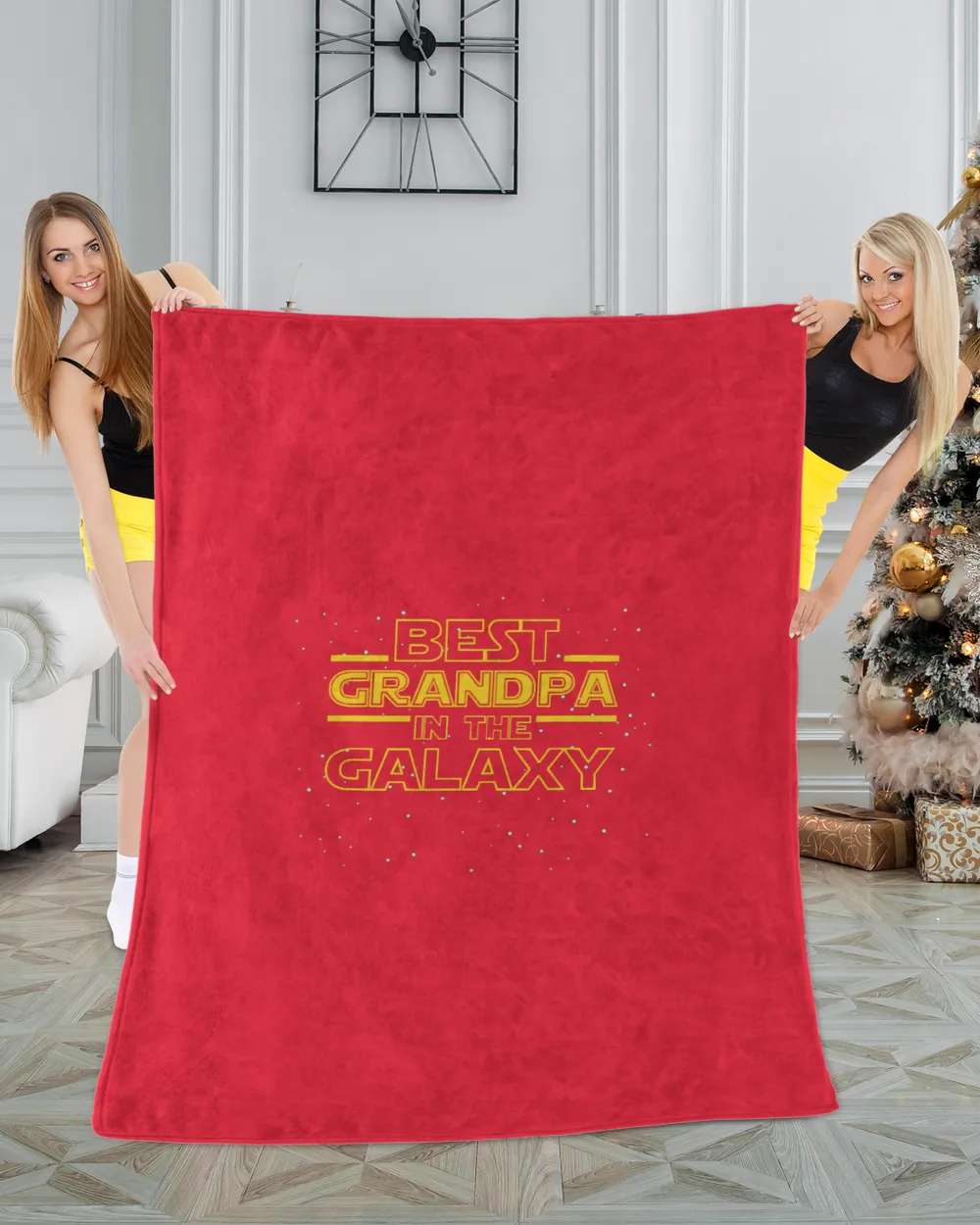 Mens Grandfather Grandpa Shirt Gift, Best Grandpa in the Galaxy T-Shirt