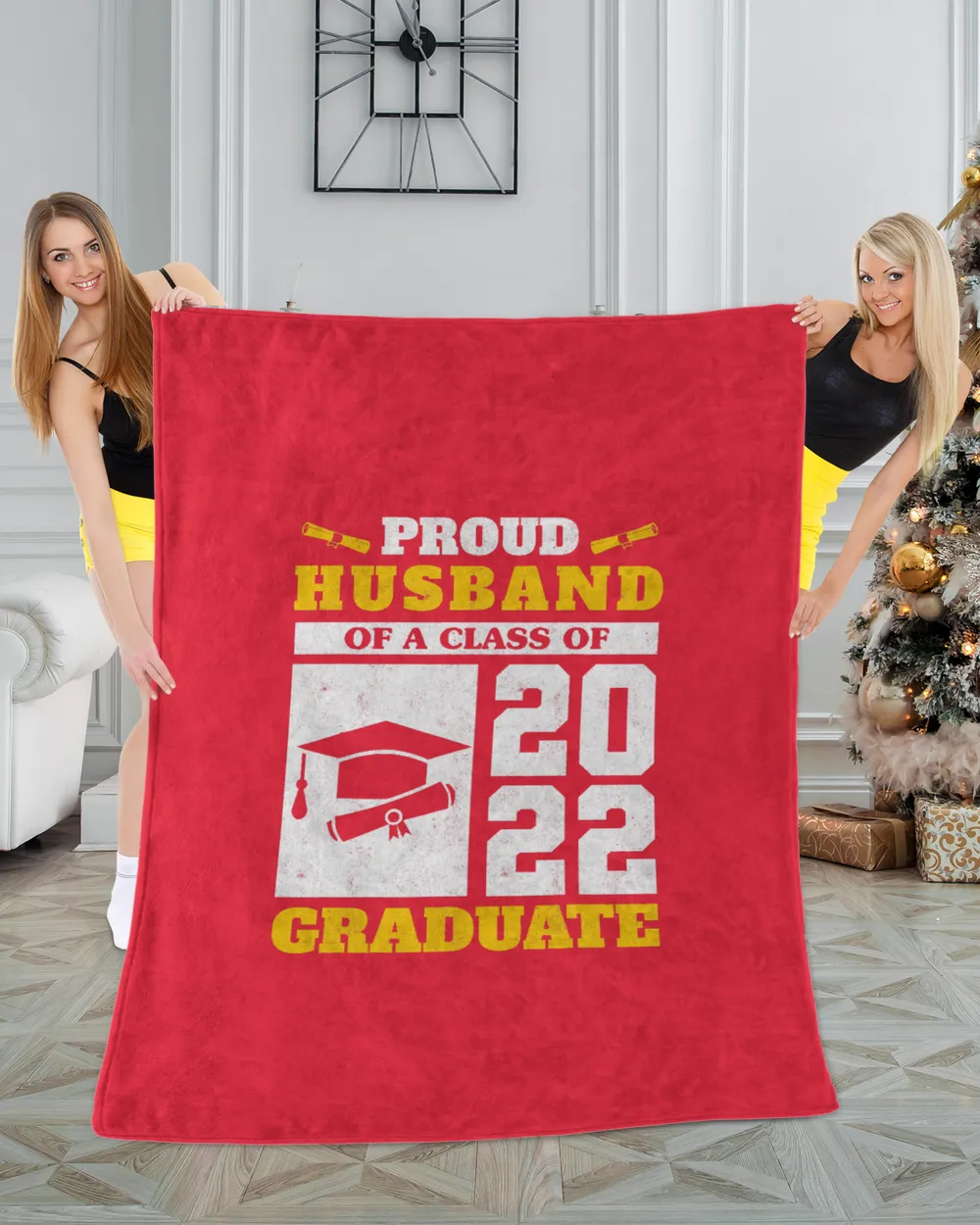 Proud Husband Of A Class Of 2022 Graduate Senior Graduation T-Shirt