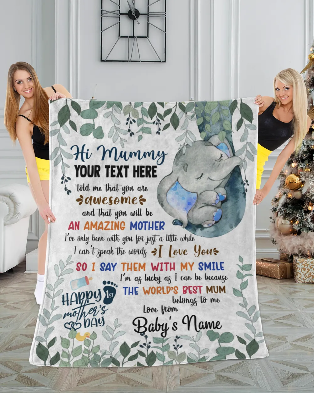 Baby shower new arrivals blanket