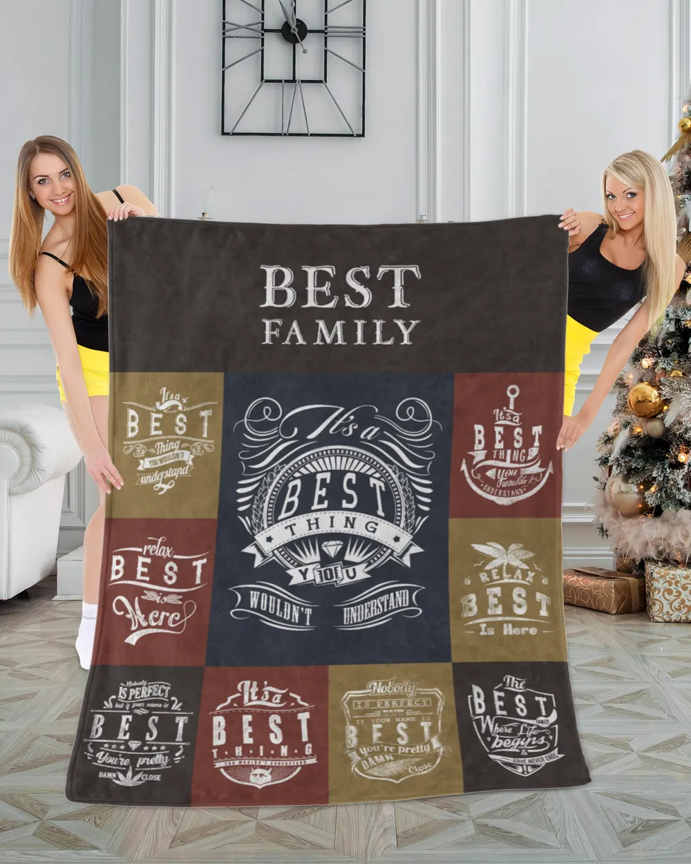 BEST BLANKET F1 Cozy Plush Fleece Blanket white 30x40in
