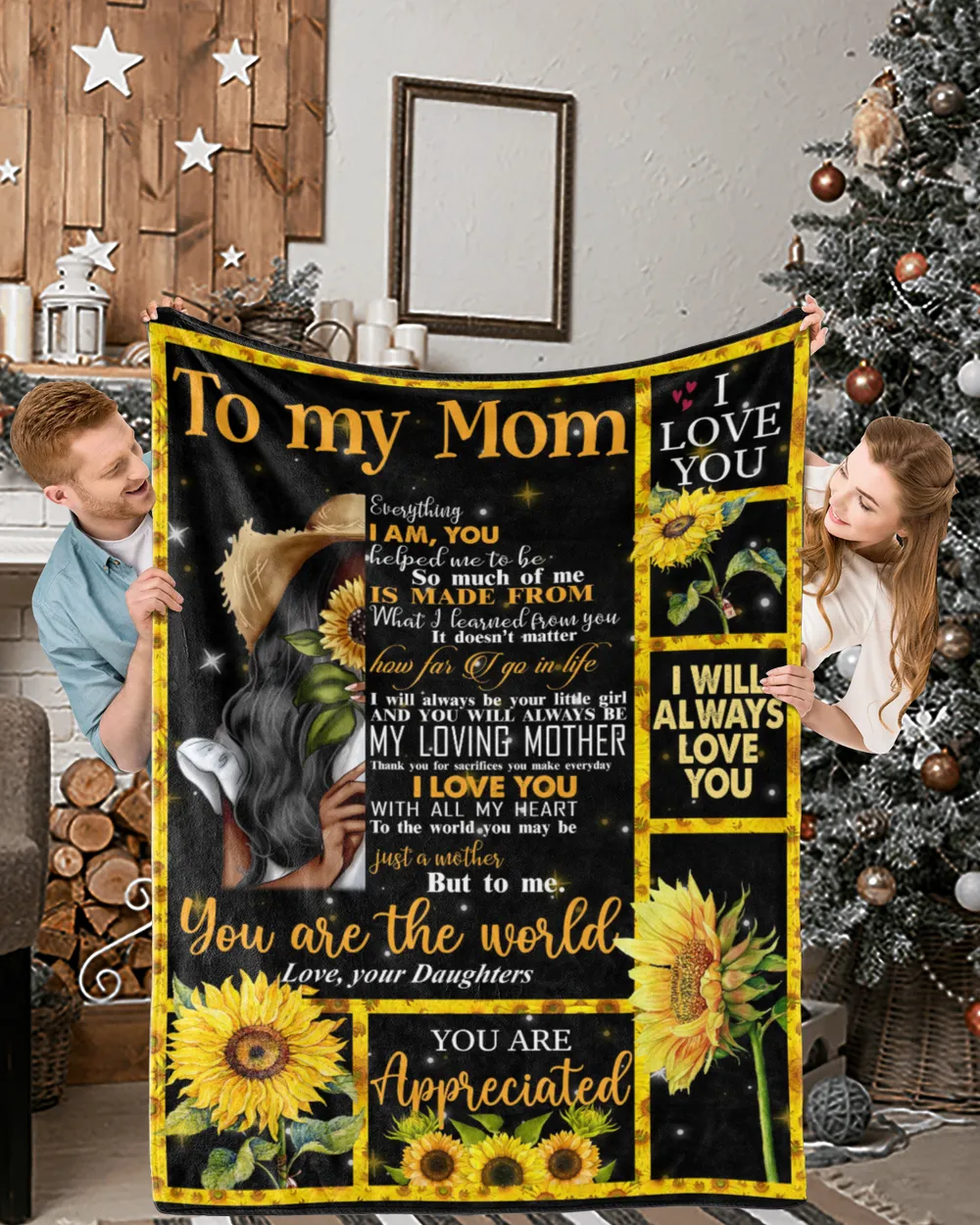 To My Mom Blanket - Mother's Day Gift