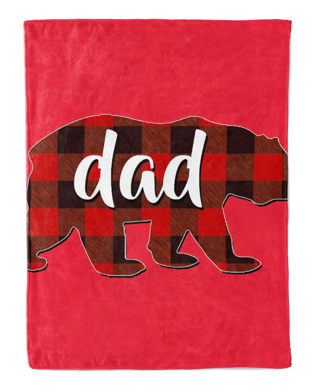 Red Plaid Dad Buffalo Matching Family Papa Pajama Christmas T-Shirt