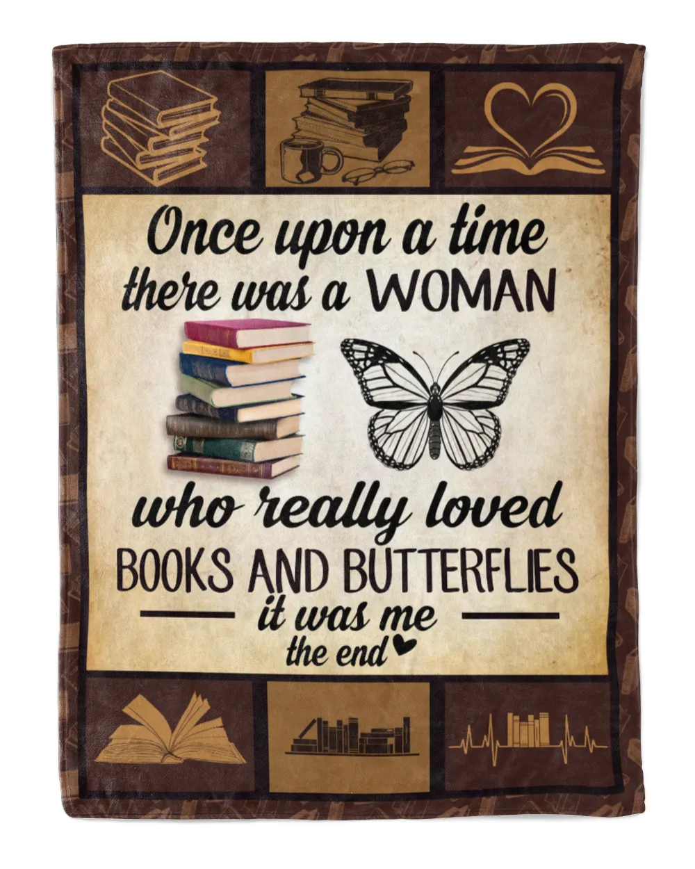 Once upon a time -  books and butterflies