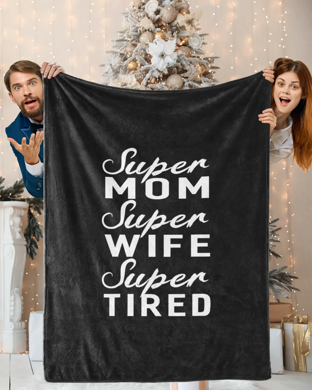 Super Mom Super Wife Super Tired Women Great Gifts T-shirt