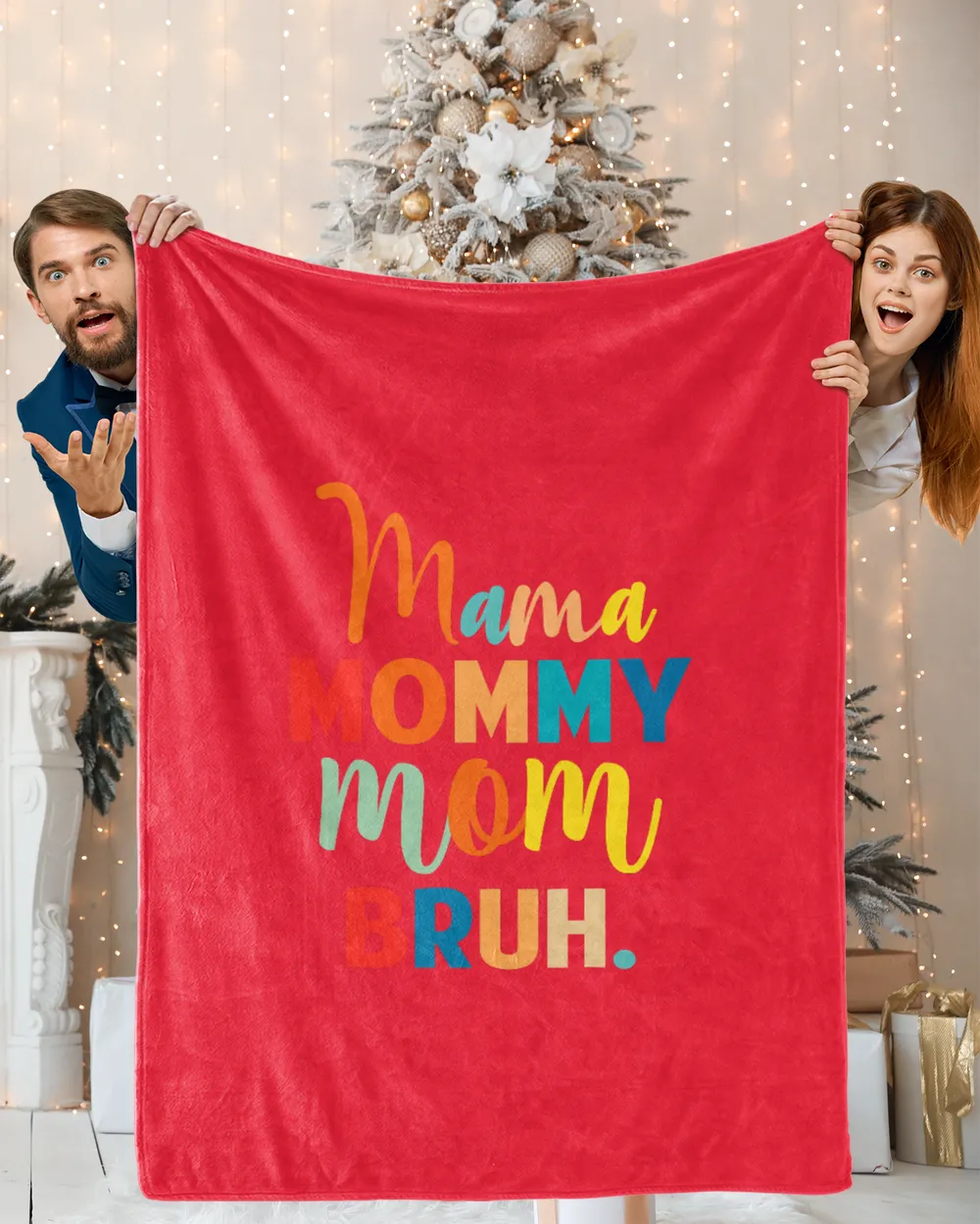 Retro Vintage Mama Mommy Mom Bruh Matching Family For Mom T-Shirt
