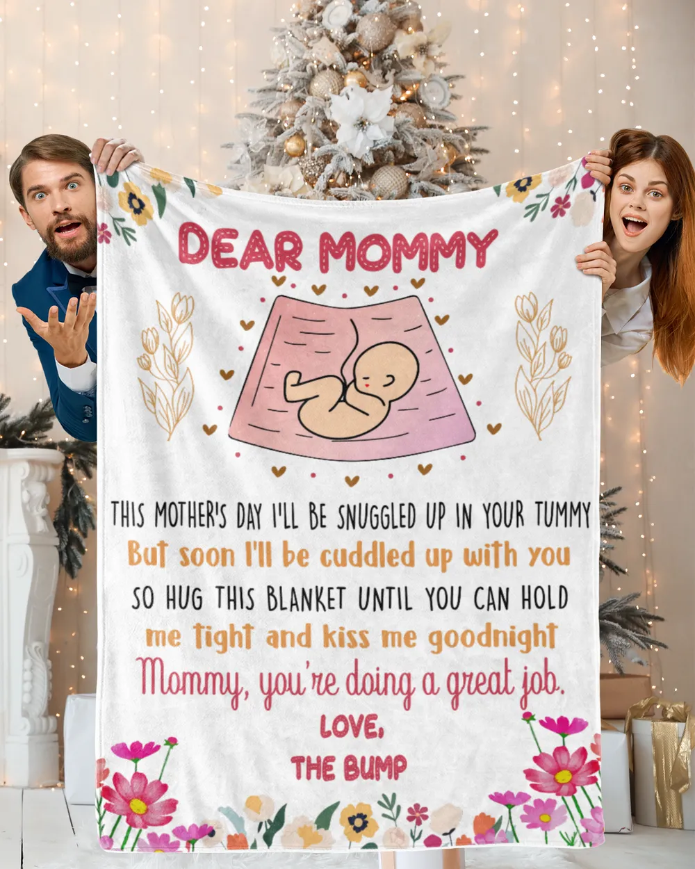 Dear Mommy You Are Doing A Great Job Blanket
