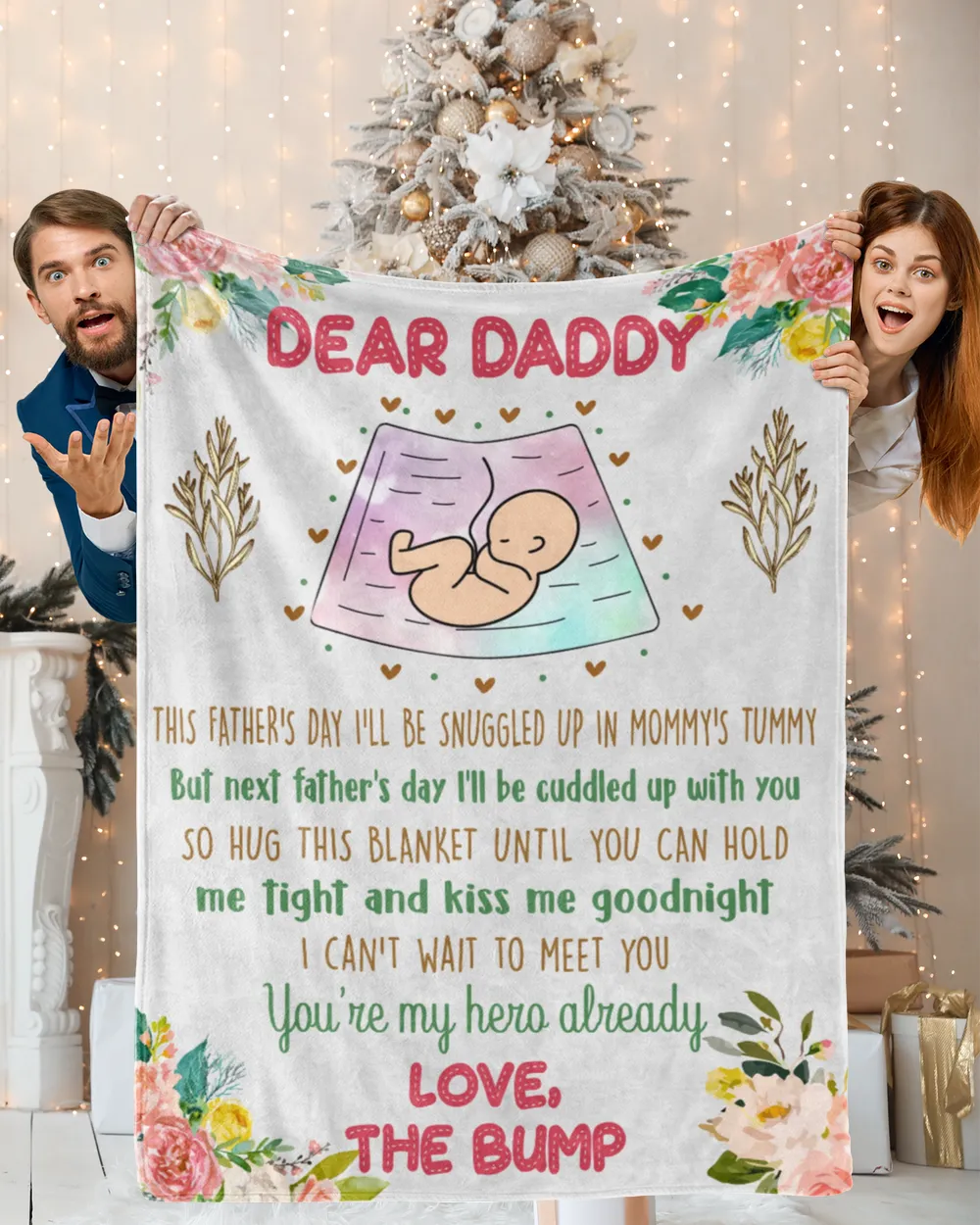 Dear Daddy You're My Hero Already Blanket 2