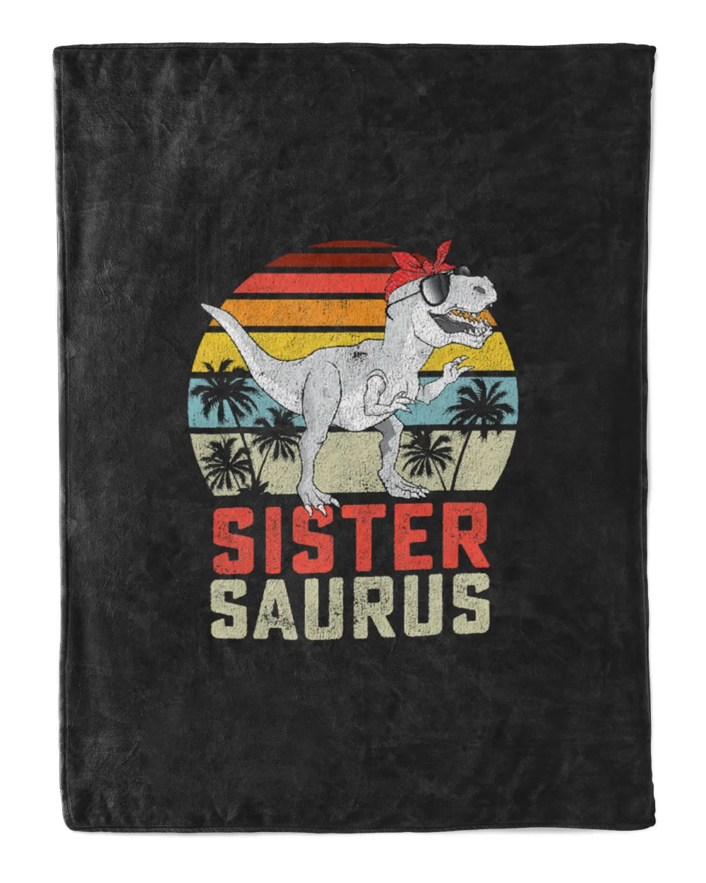 Sistersaurus T Rex Dinosaur Sister Saurus Family Matching T-Shirt