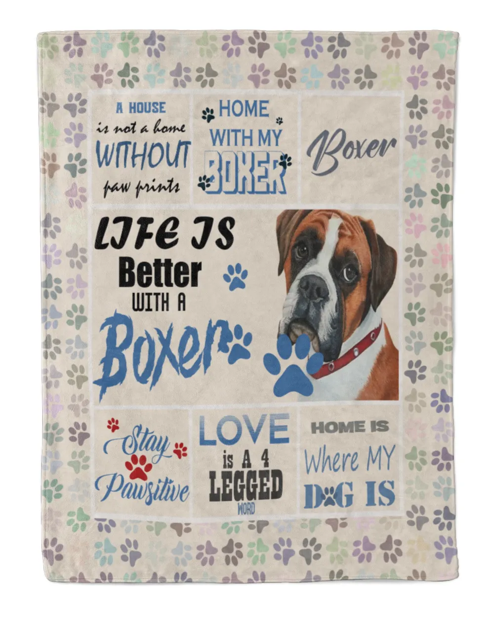 Boxer  Blanket - Quilt