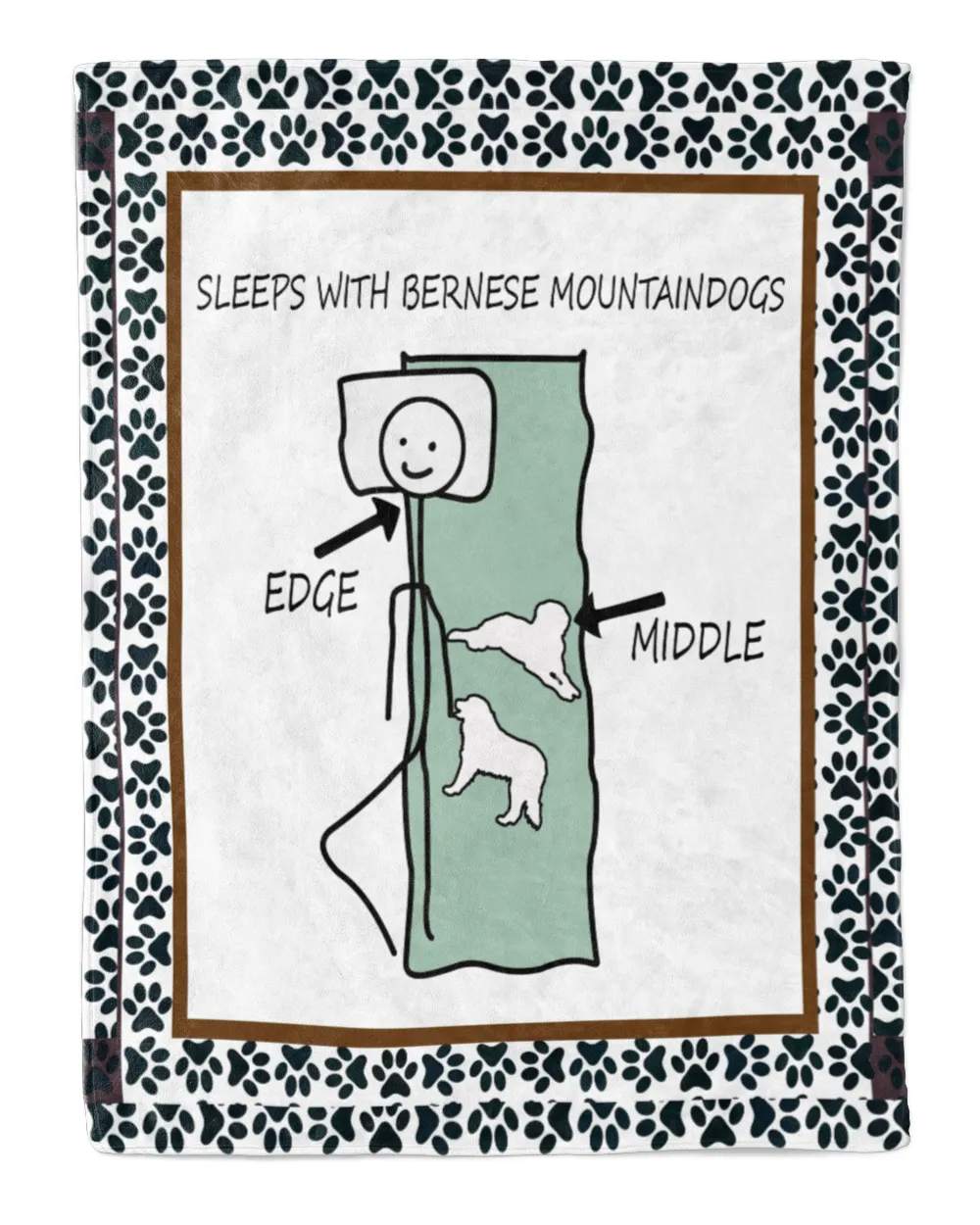 Bernese Mountain  Blanket - Quilt