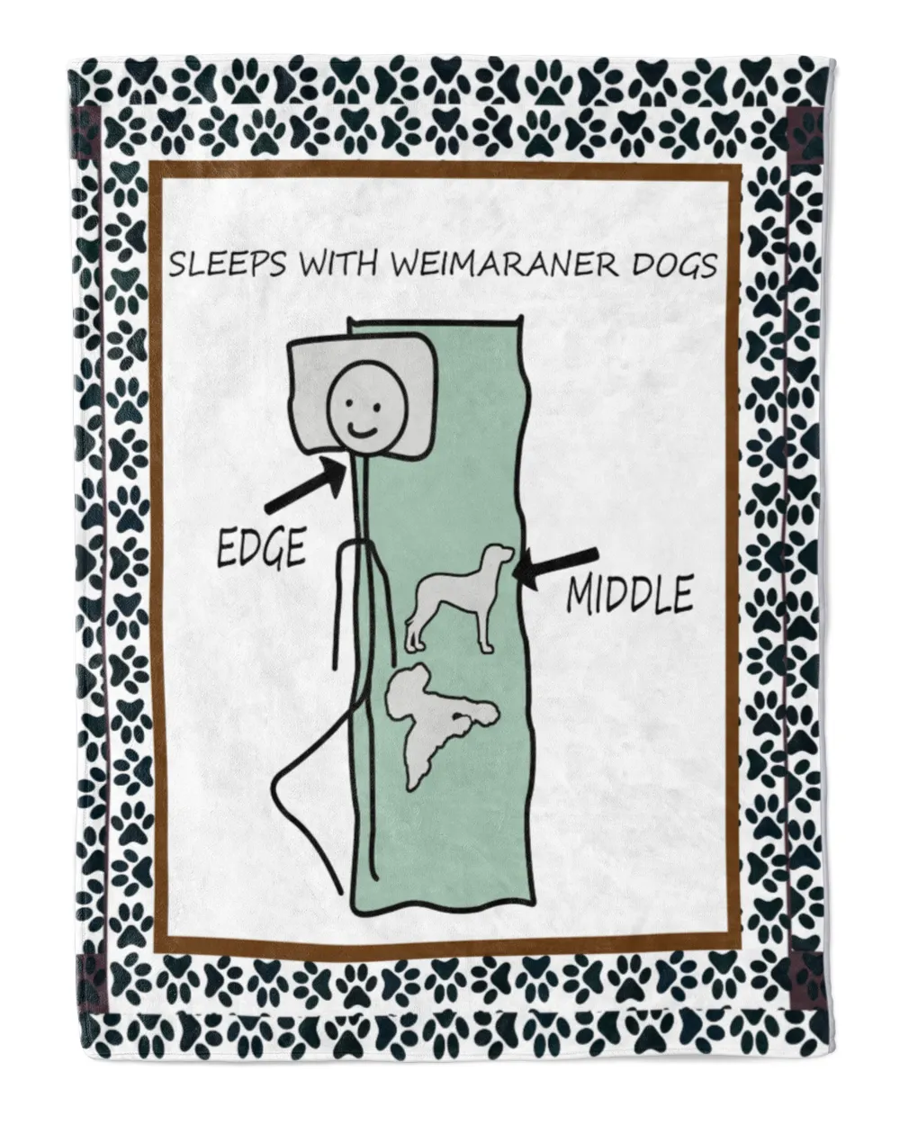 Weimaraner  Blanket - Quilt