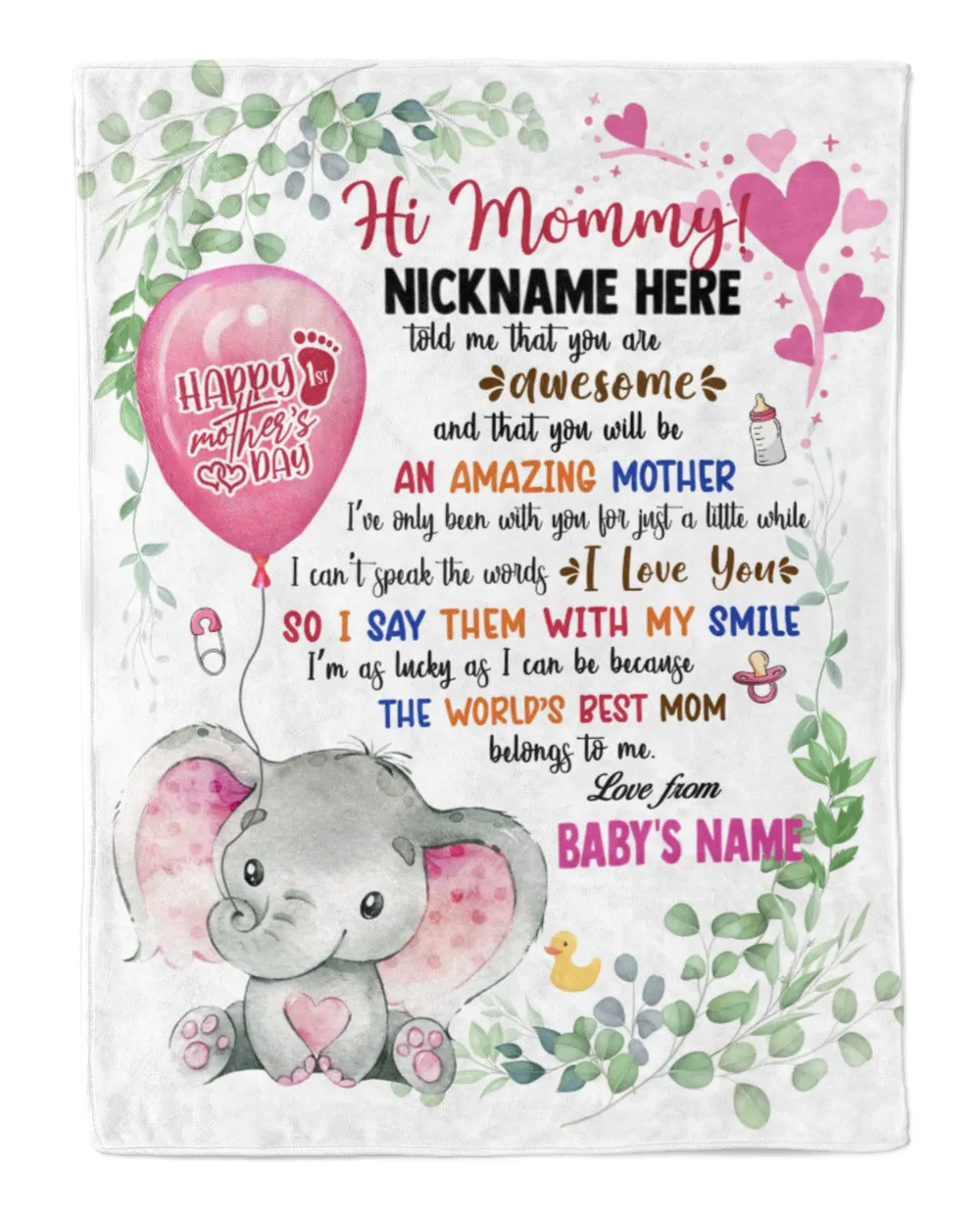 Mothers day gift from baby best sale girl
