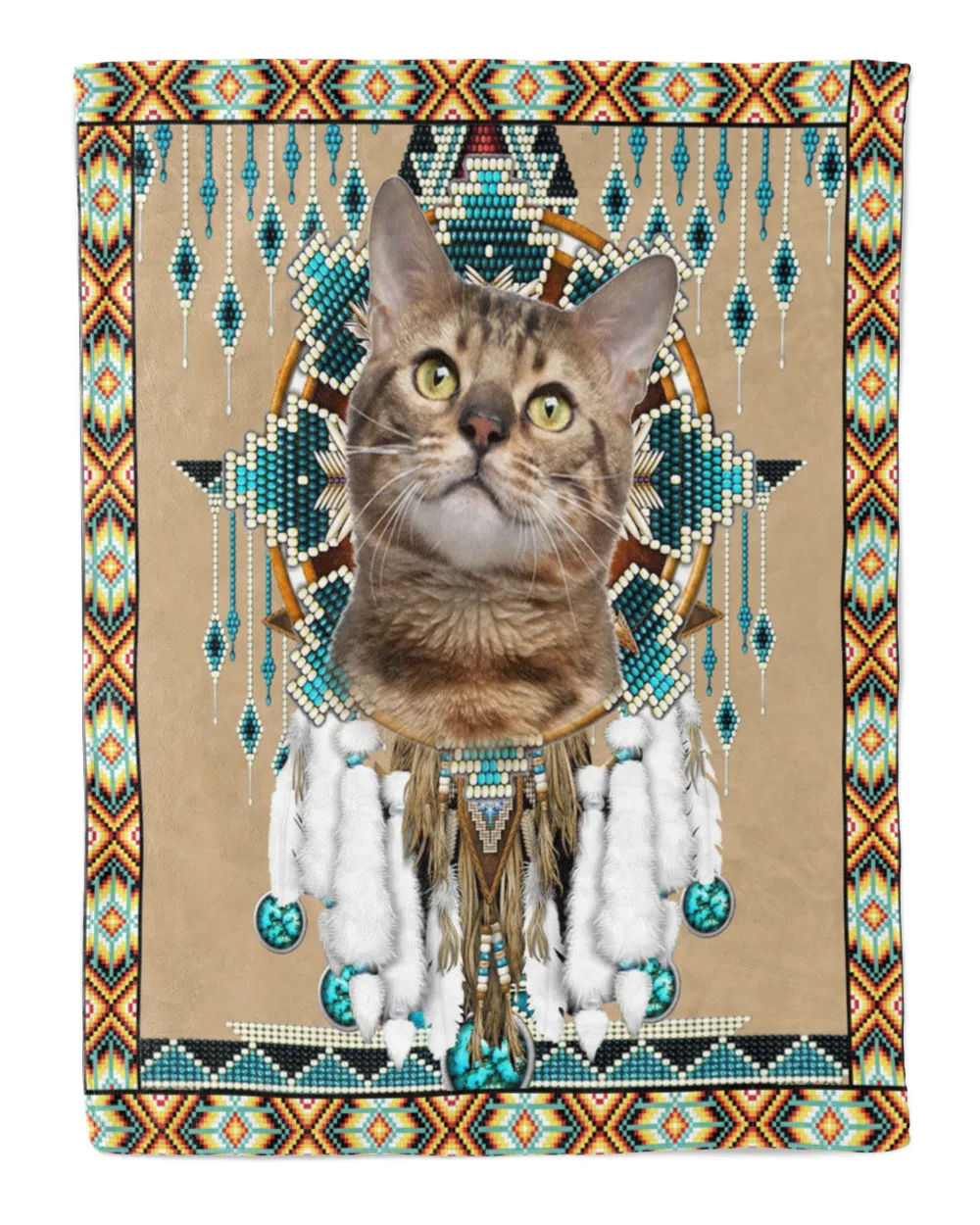 Bengal cat ative american dreamcatcher