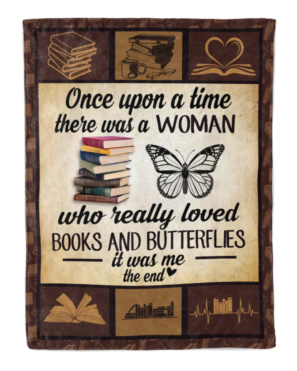 Once upon a time -  books and butterflies