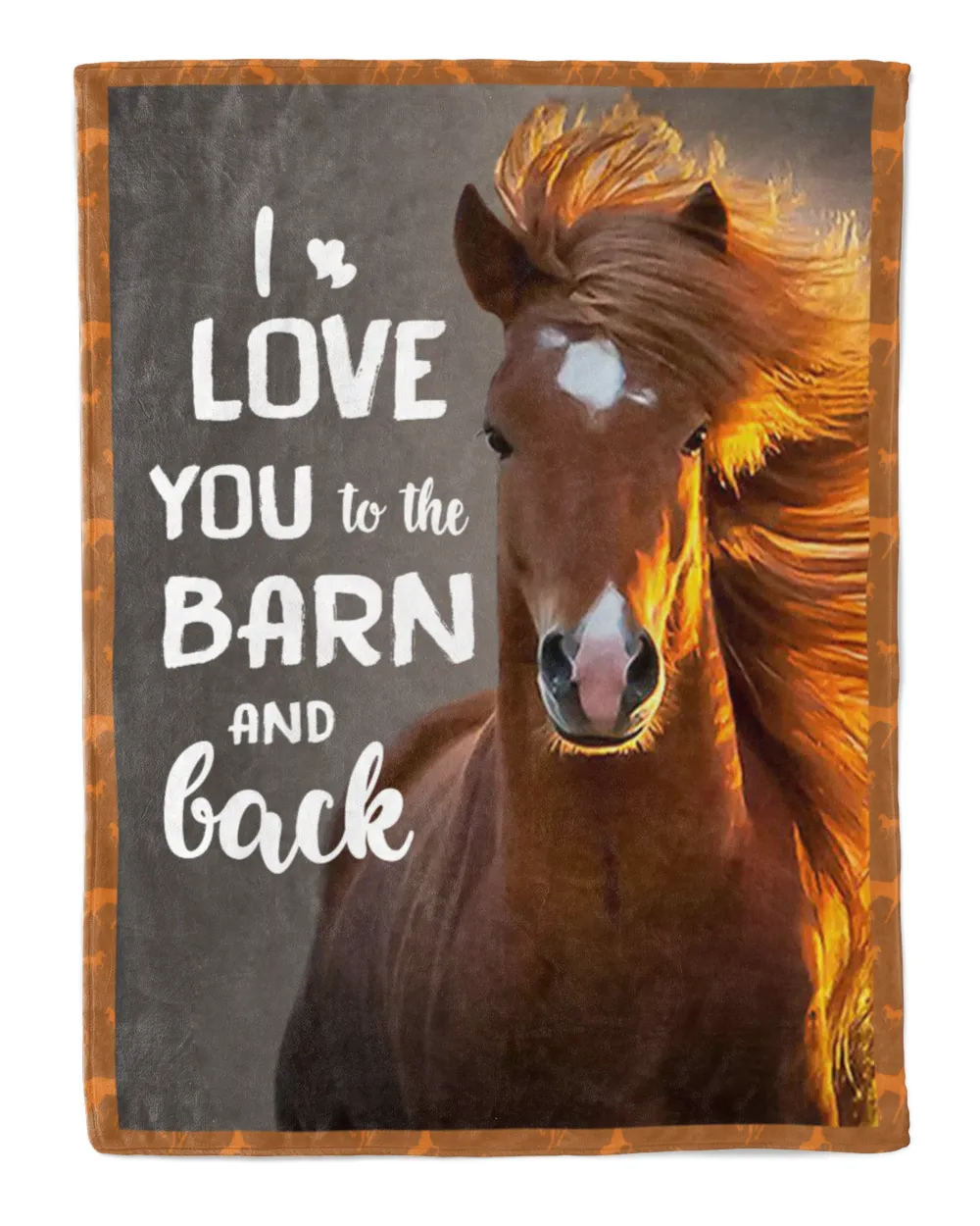 [Horses]HORSE - I LOVE YOU TO THE BARN AND BACKart