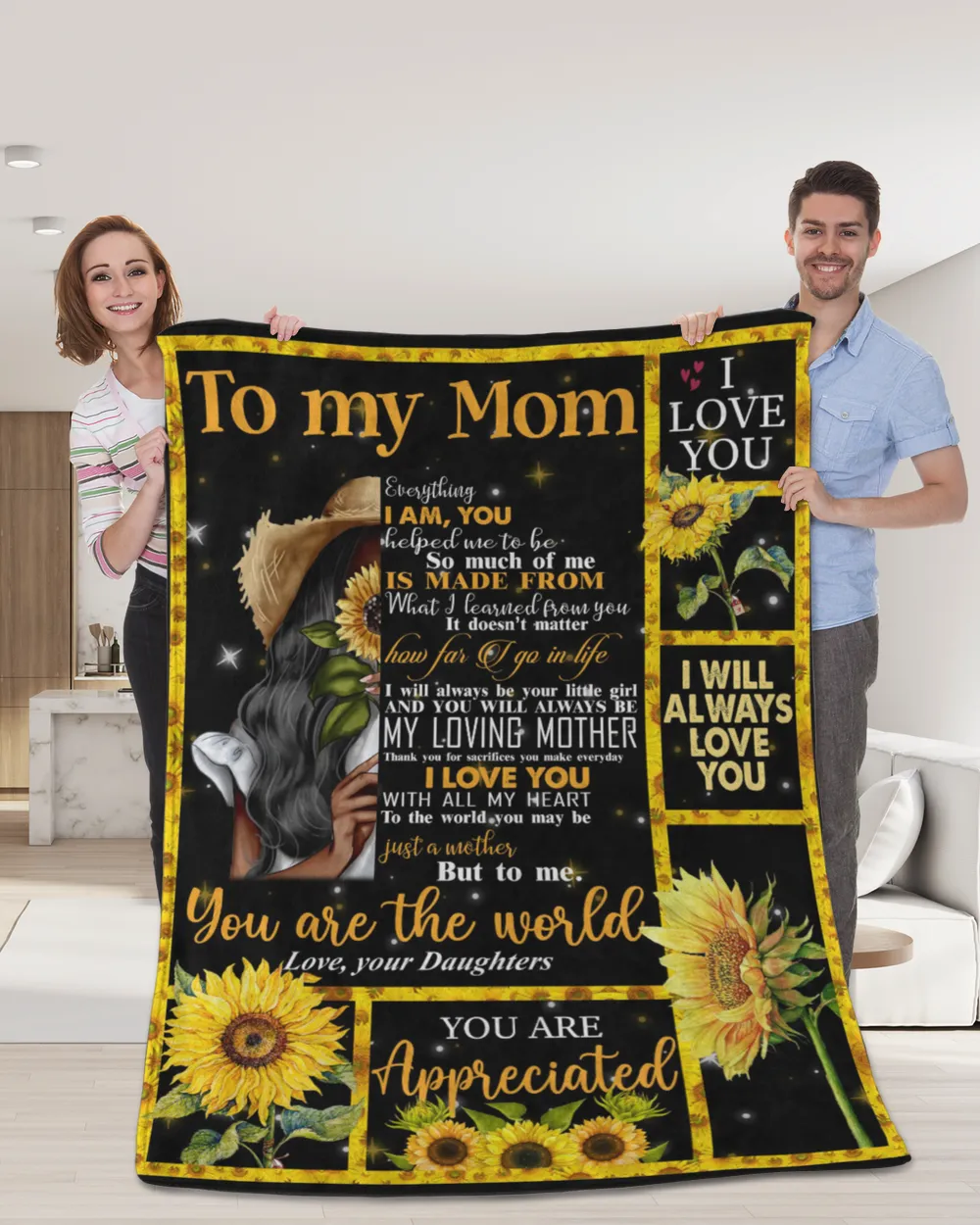 To My Mom Blanket - Mother's Day Gift