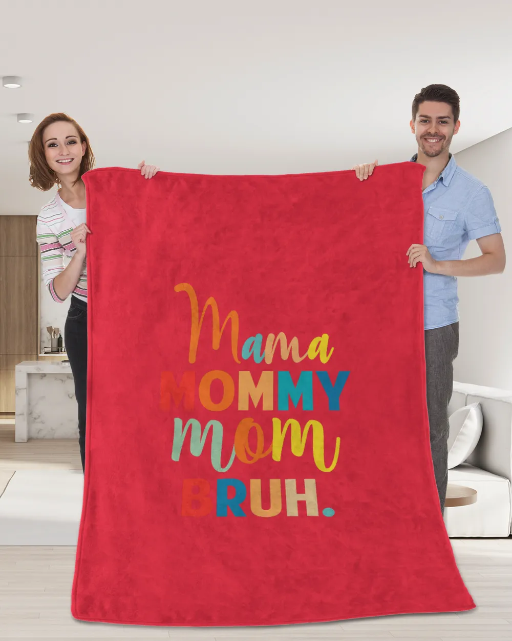 Retro Vintage Mama Mommy Mom Bruh Matching Family For Mom T-Shirt