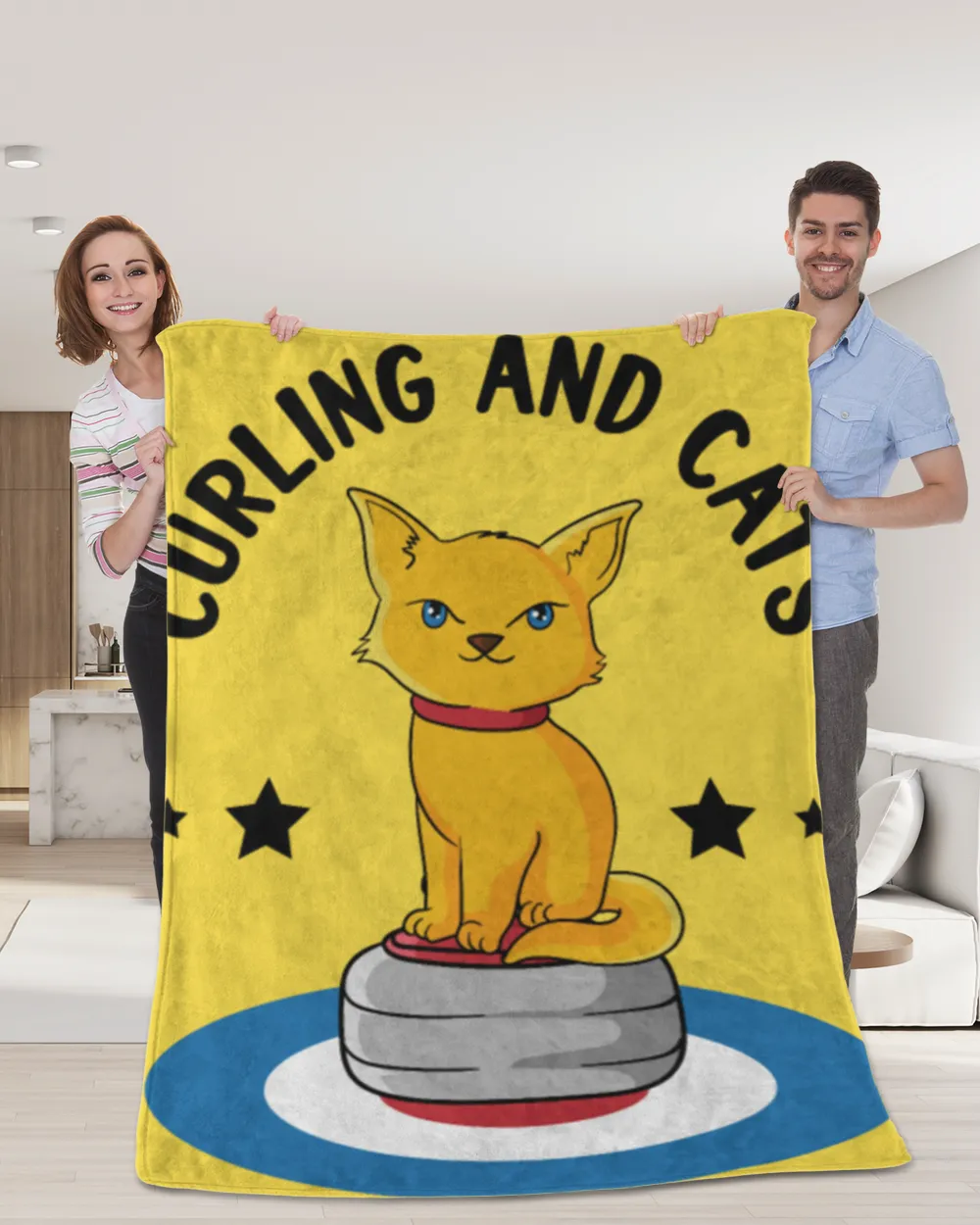 Curling and Cats Curling Sports Cat Lover92