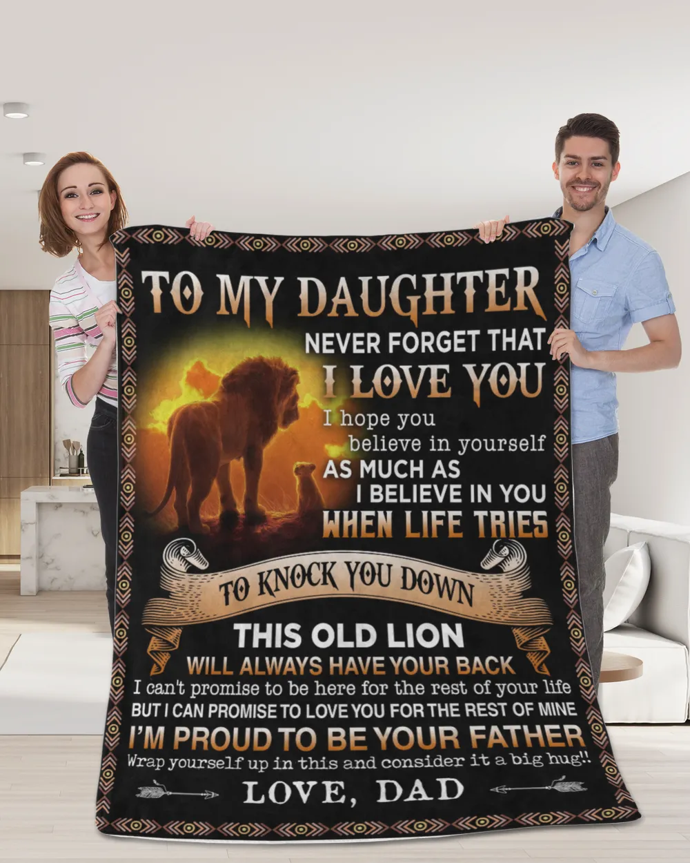 To my Daughter Love, dad