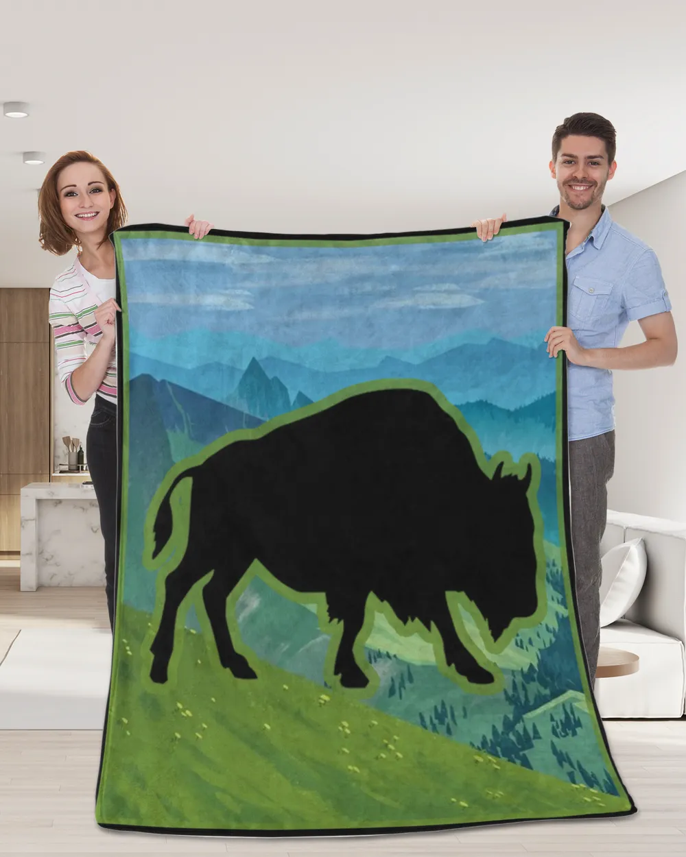 Bison Blanket - Quilt