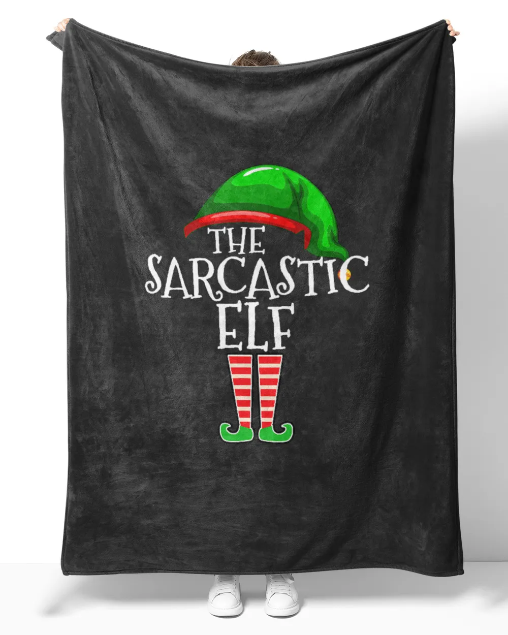 The Sarcastic Elf Family Matching Group Christmas Gift Funny T-Shirt