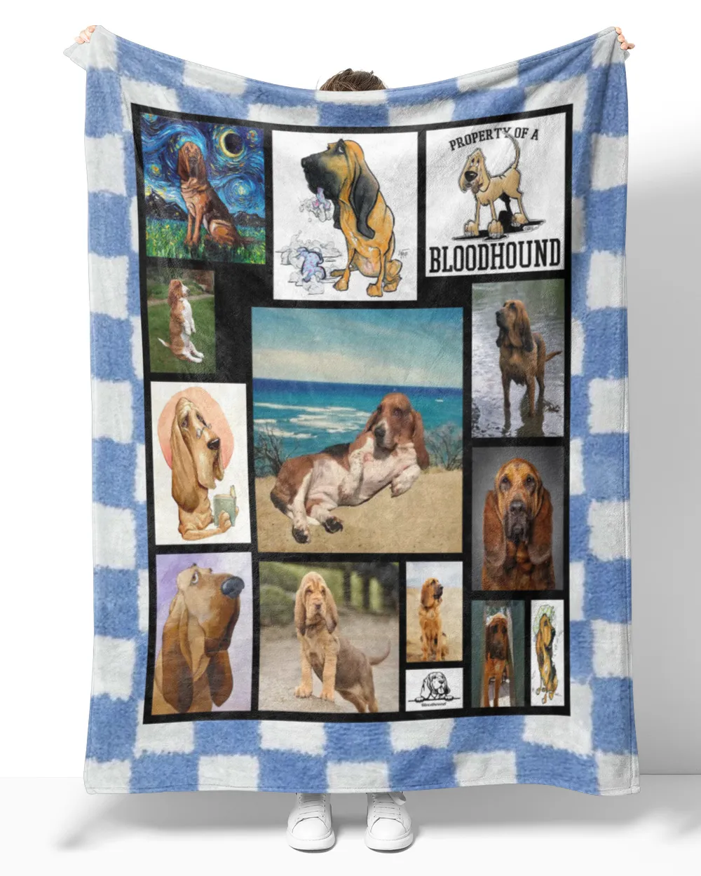 Bloodhound  Blanket - Quilt