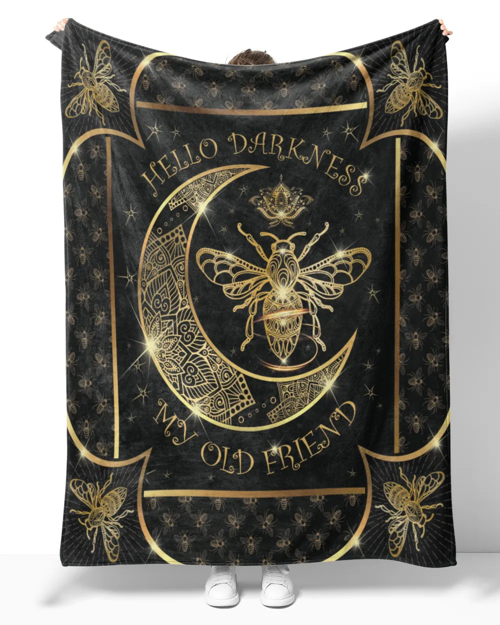 Bee - Moon Gold Mandala QBS