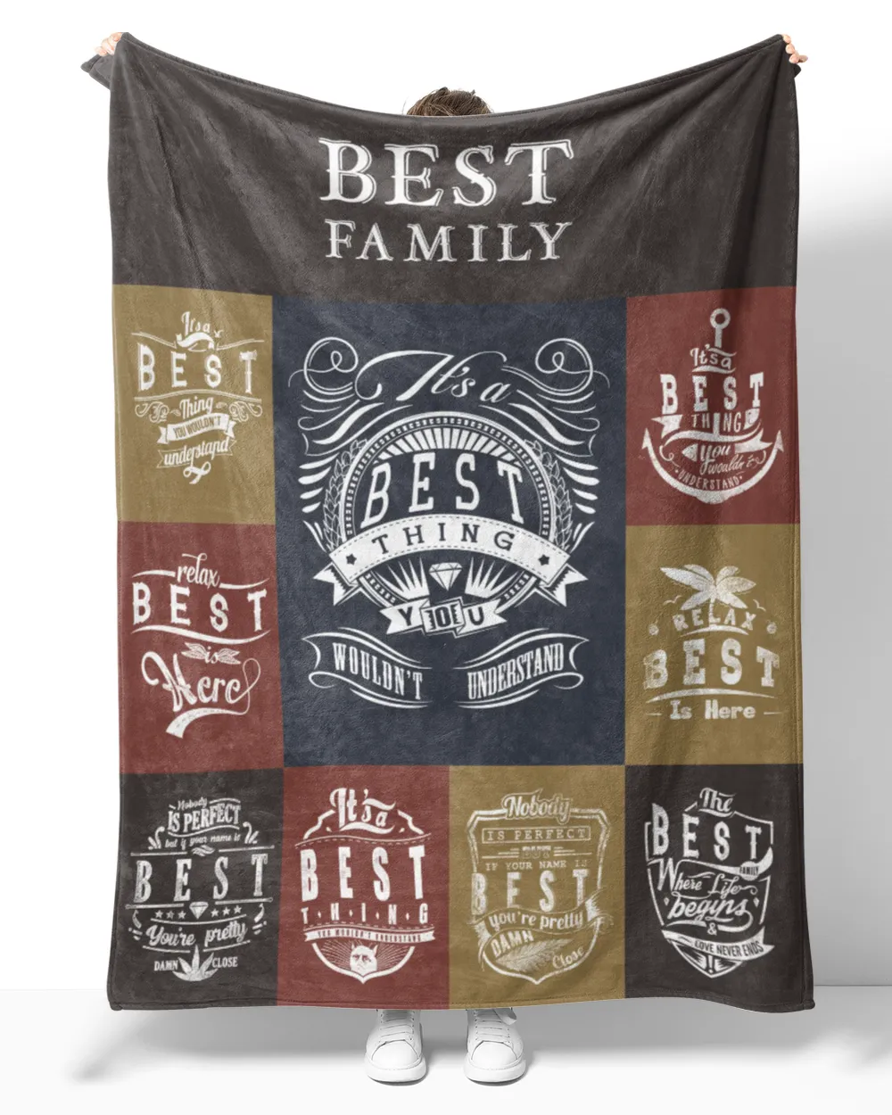 BEST BLANKET F1 Cozy Plush Fleece Blanket white 30x40in