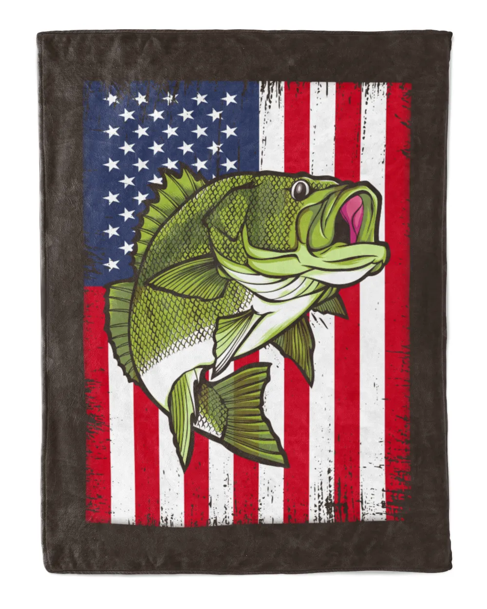 Bass Fishing US Vintage Flag