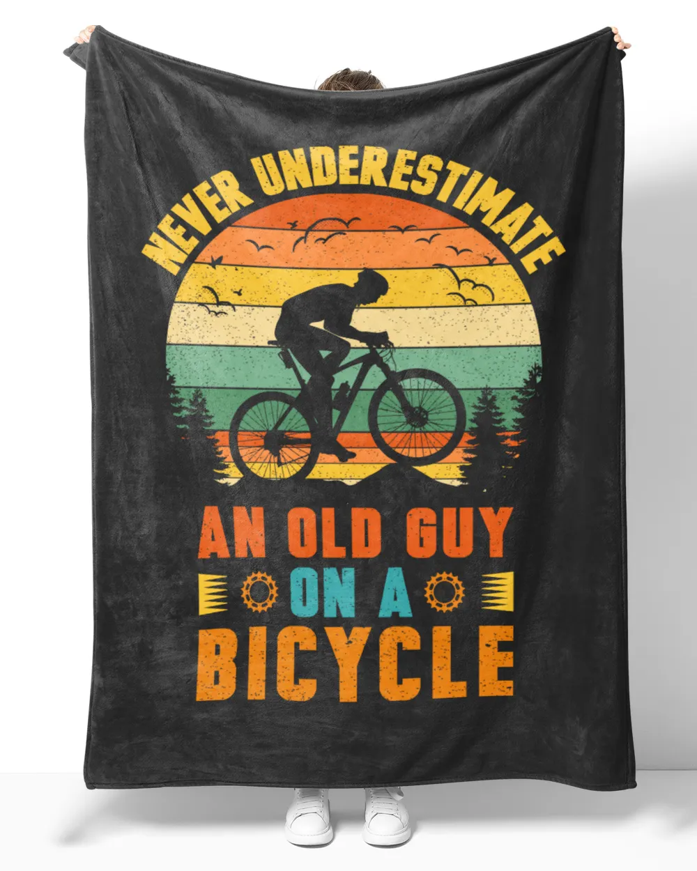 Never Underestimate an old guy on a bicycle