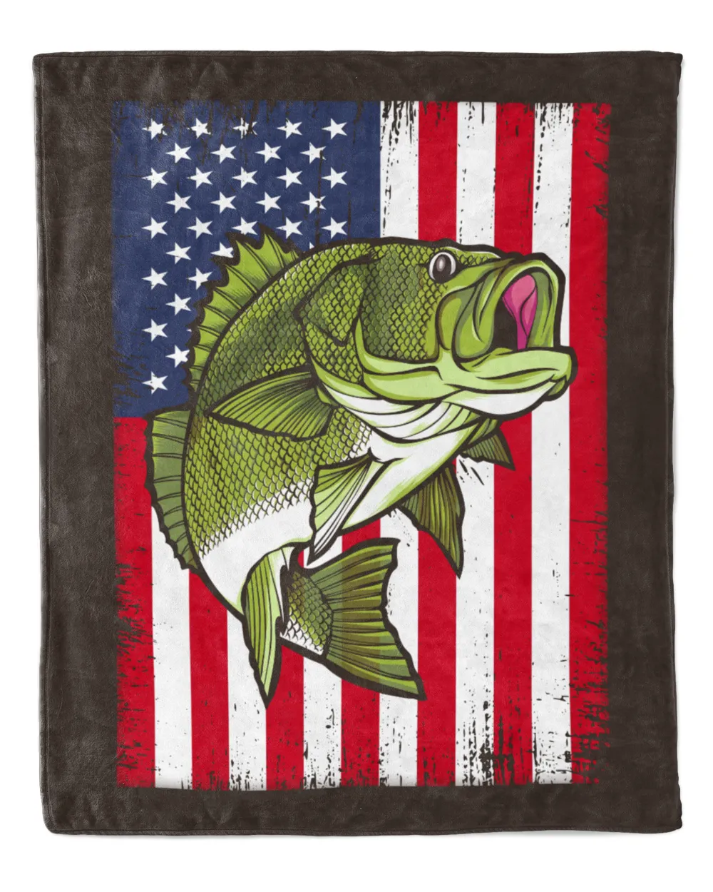 Bass Fishing US Vintage Flag