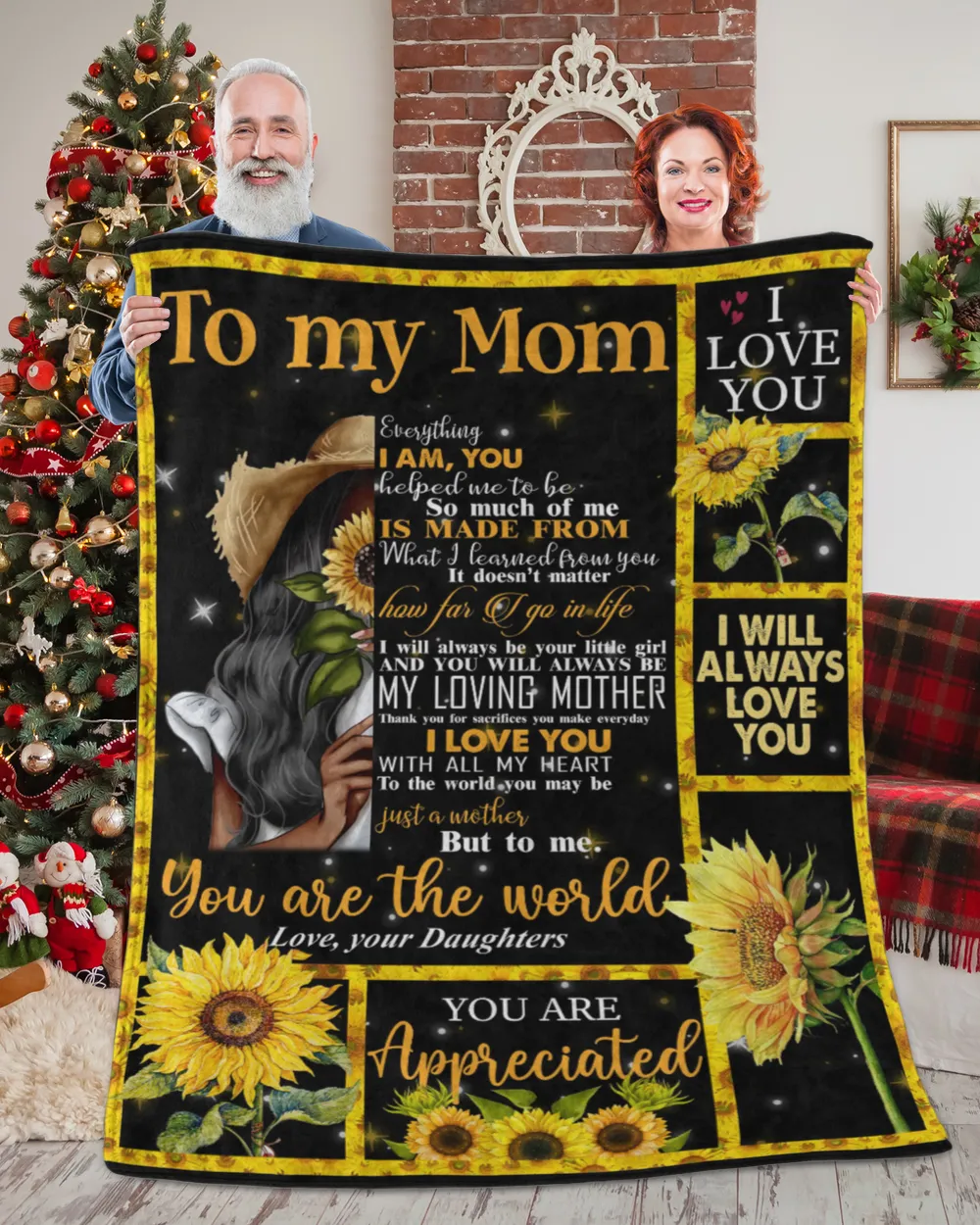To My Mom Blanket - Mother's Day Gift