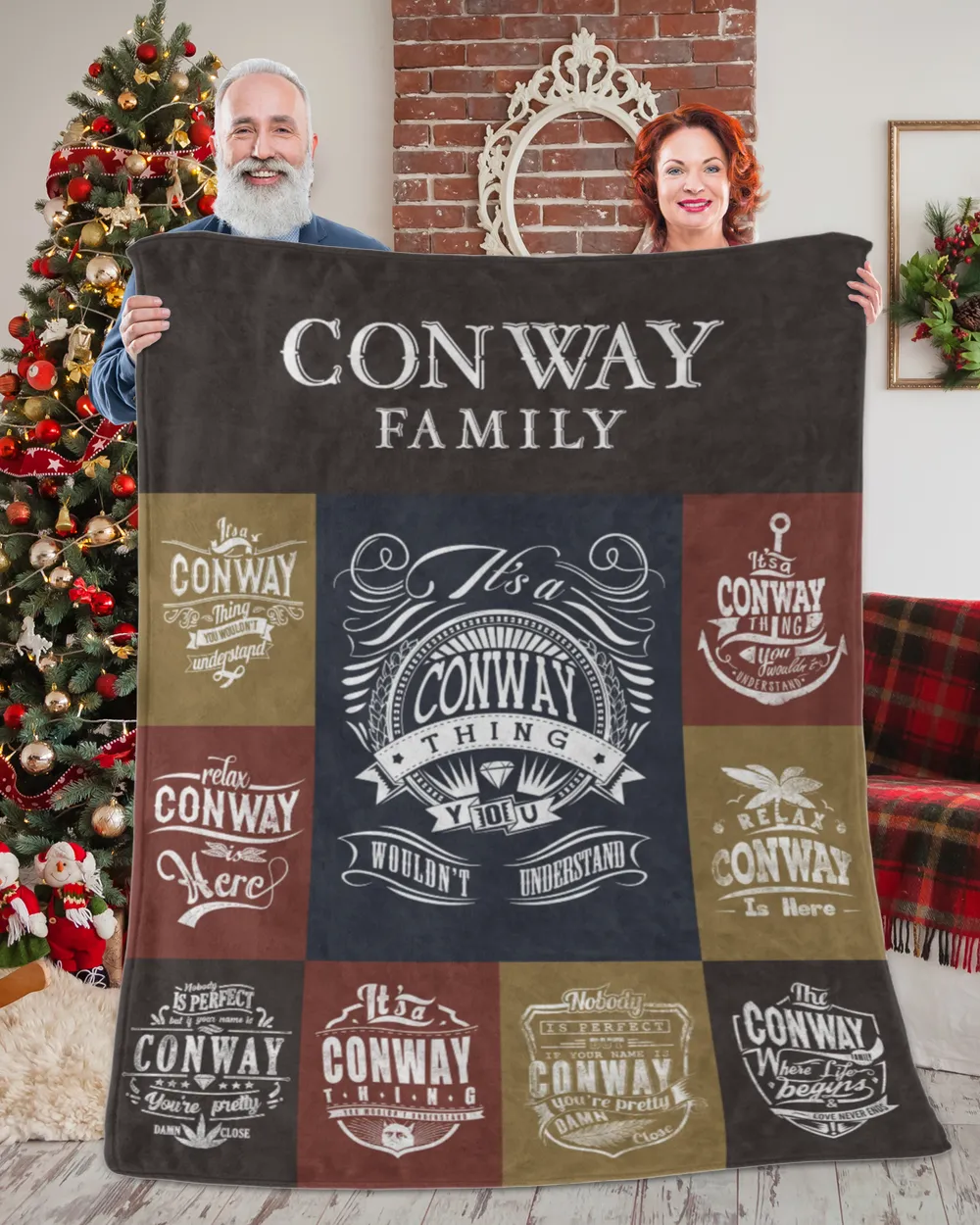 CONWAY BLANKET F1 Cozy Plush Fleece Blanket white 30x40in