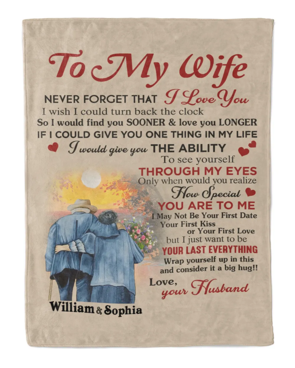 TO MY WIFE Never Forget That I Love You