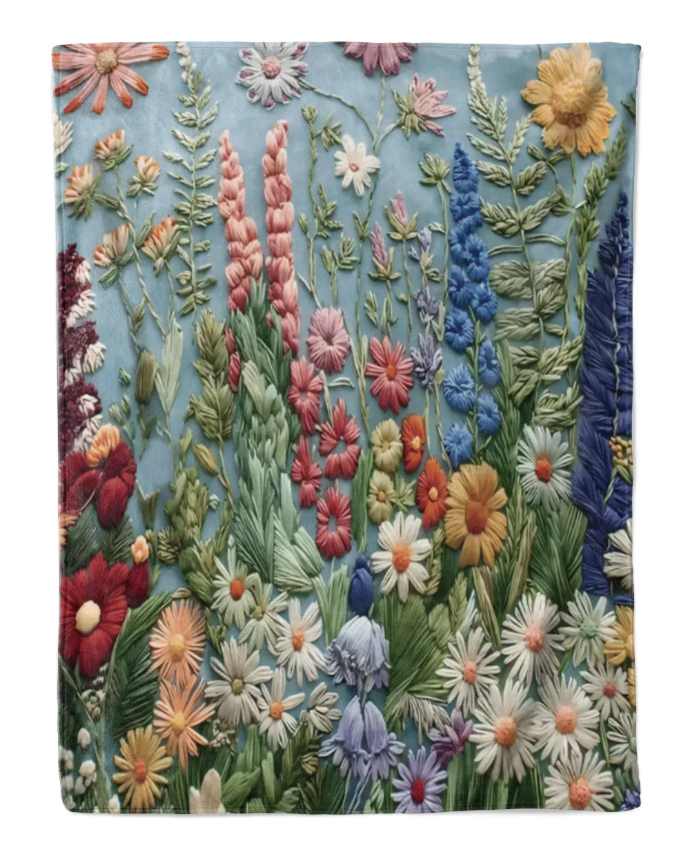 Personalized Beautiful Flowers Blanket