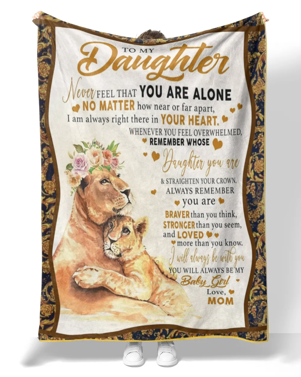 To my Daughter Blanket