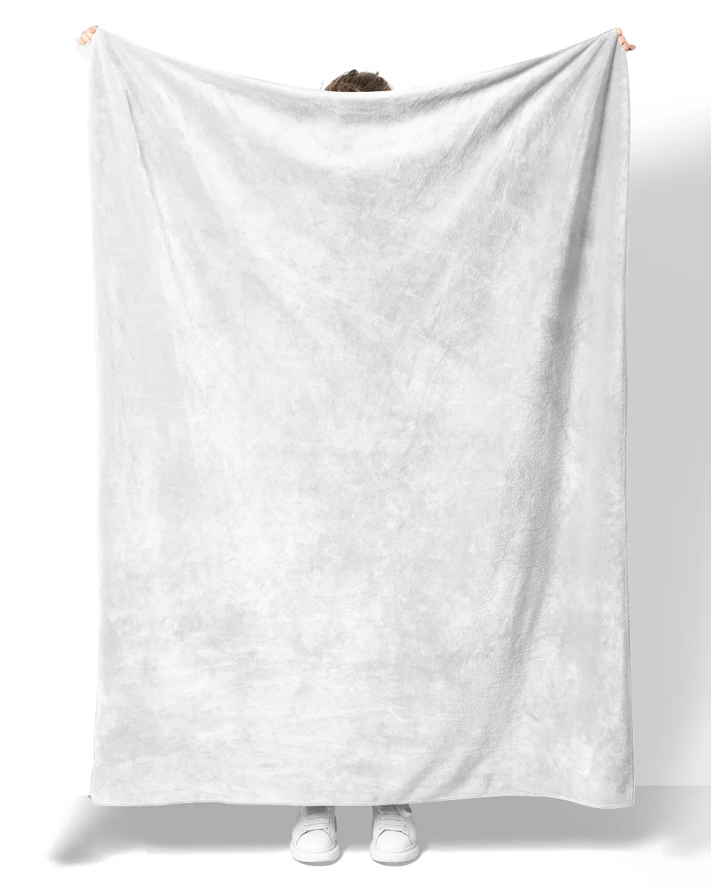 Personalized Photo Memorial Door Sherpa Fleece Blanket FBL139 Premium Mink Sherpa Blanket white 50x60in